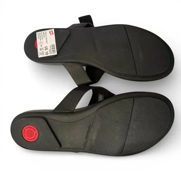 FITFLOP Gracie Black Flip Flop, New without Box! Size US 10 - Picture 11 of 11